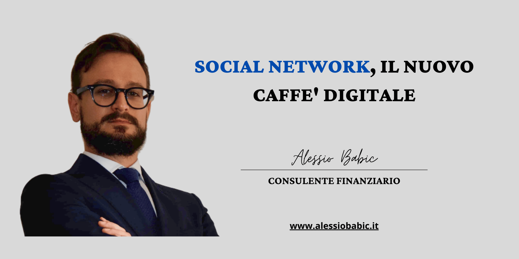 Rappresentazione visiva dell'articolo: I SOCIAL SONO IL NUOVO CAFFE'