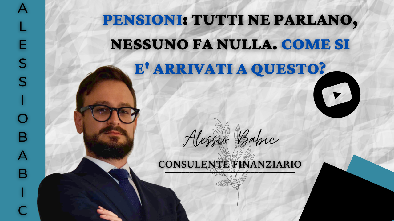 Rappresentazione visiva dell'articolo: Pensioni. Sappiamo che il problema esiste. Perché non facciamo nulla per risolverlo?